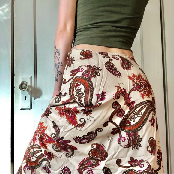 Vintage 90s/Y2K Paisley Skirt - Picture 3 of 4